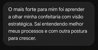 Depoimento de aluna 5